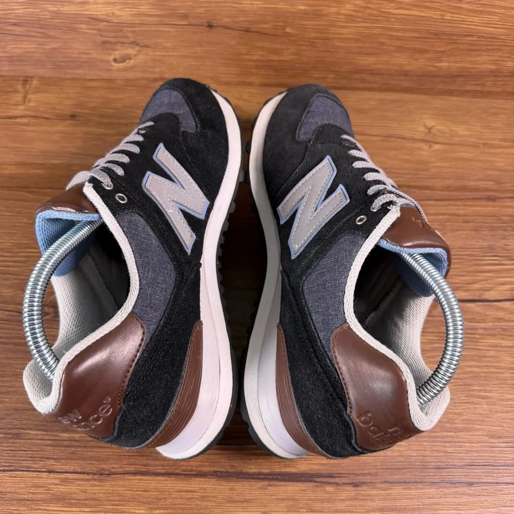 New Balance 574 Beach Cruisers Suede Sneakers Men’s Size 8.5 Shoes - Picture 4 of 12